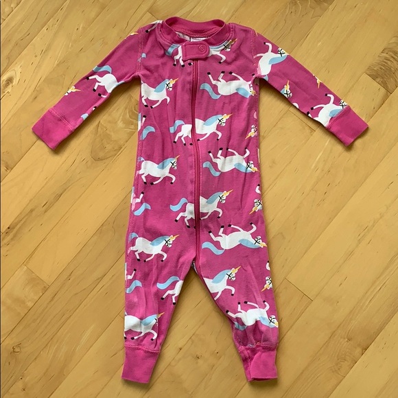 footless zip pajamas
